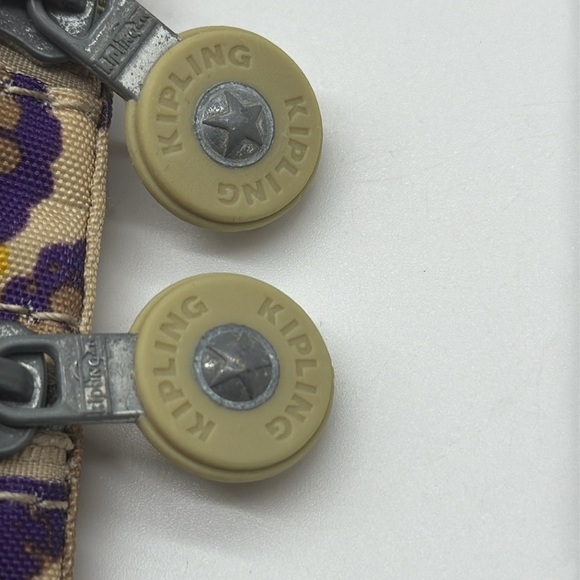 Kipling Floral Small Nylon Yellow Blue Crossbody MCB7197C - Picture 5 of 13